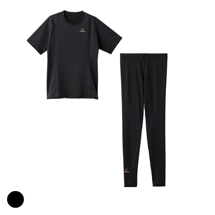 リチャージ+ ショートスリーブ ロングタイツ 上下セット